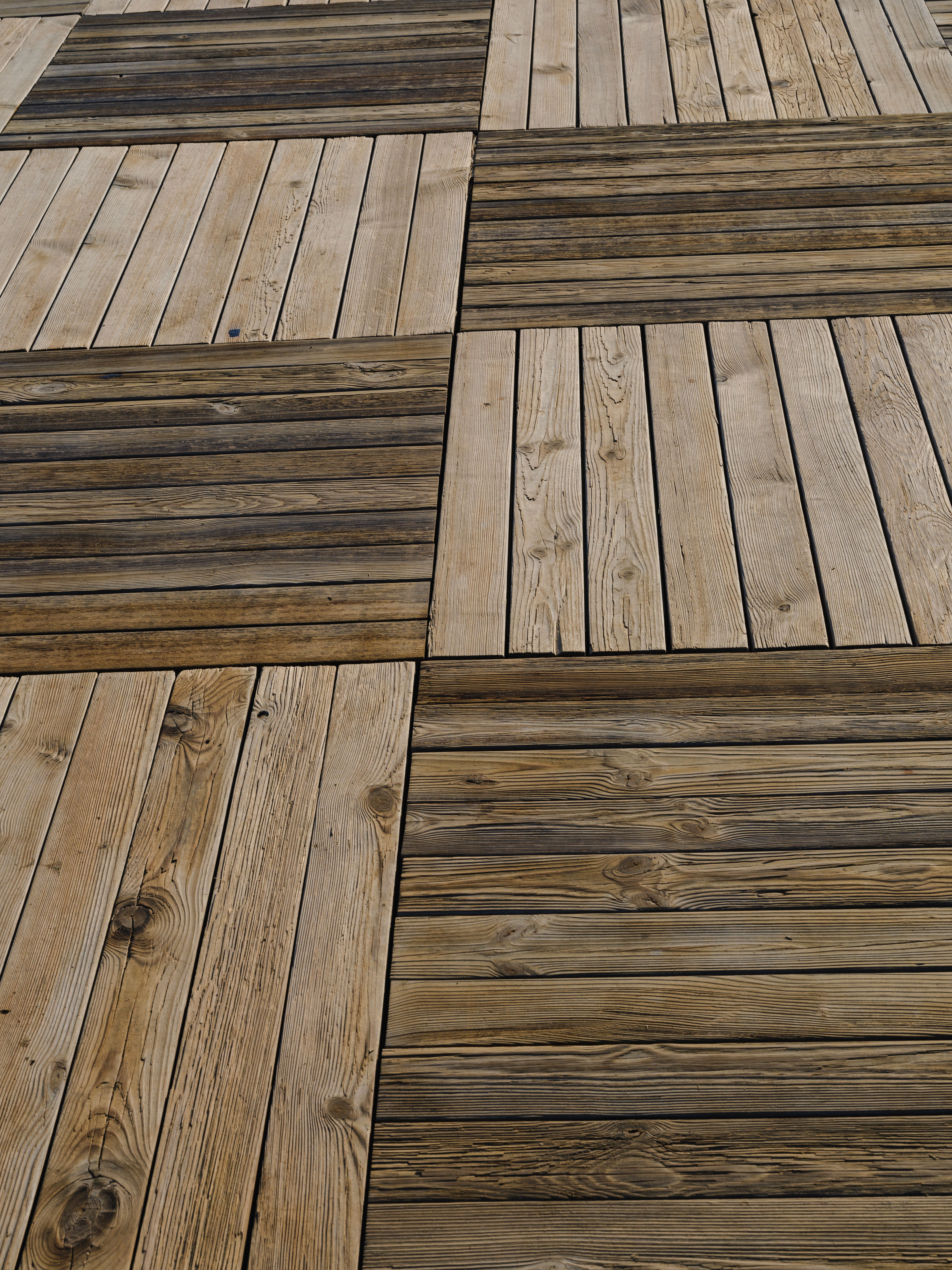 Hardwood flooring installation showing beautiful wood grain pattern