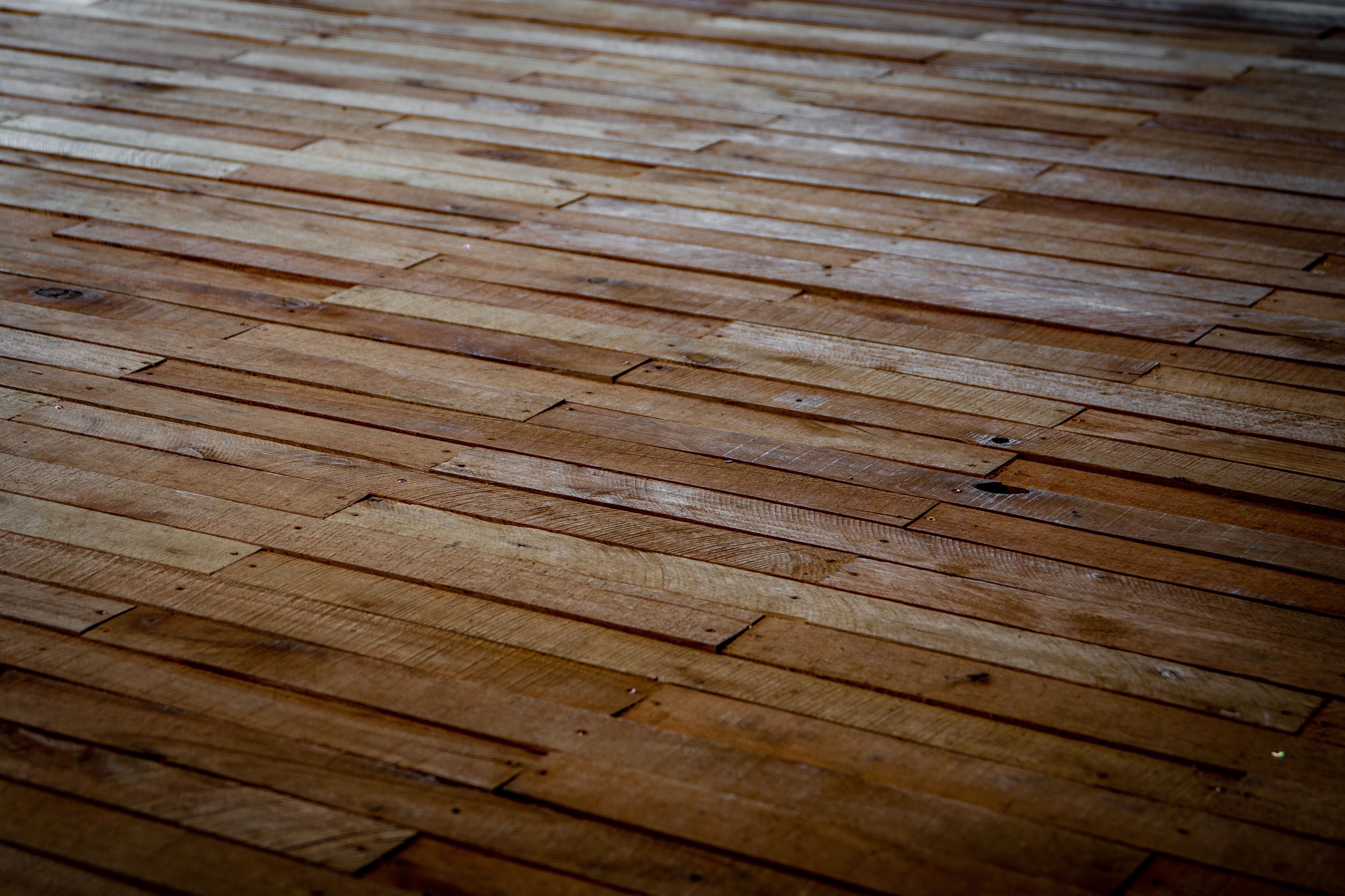 Commercial flooring installation in a business setting